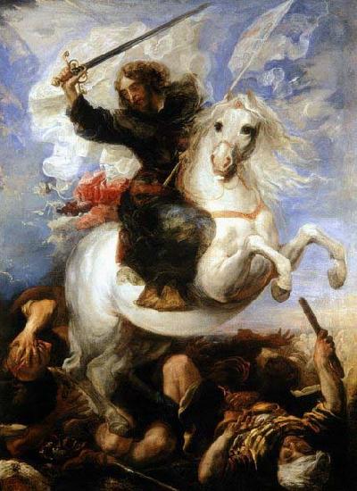 Juan Martin Cabezalero St James the Great in the Battle of Clavijo